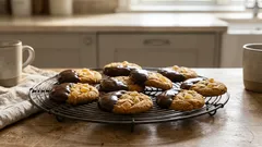 Pehmeät keskeltä, rapeat reunoilta: tuplainkiväärikeksit kotiuunissa